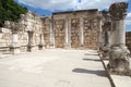 Capharnaum synagogue Royalty Free Stock Photo