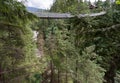 Capilano Bridge in Vancouver Royalty Free Stock Photo