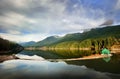 Capilano Lake reservoir Royalty Free Stock Photo