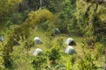 Caping ground in Cubas national park Topes de Collantes Royalty Free Stock Photo