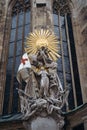 Capistran Chancel. Entrance Of St. Stephen`s Cathedral, Vienna, Austria Royalty Free Stock Photo