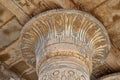 Capital of the ancient column in Ramesseum, Luxor