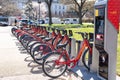 Capital Bikeshare Dock Royalty Free Stock Photo