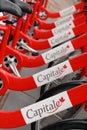 Capital BIXI Bicycles Royalty Free Stock Photo