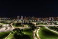 The capital of Brazil, Brasilia at night Royalty Free Stock Photo