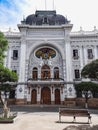 The capital city of bolivia sucre has a colonial buildings Royalty Free Stock Photo