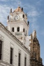 The capital city of Bolivia - Sucre has a rich colonial heritage, evident in its buildings, street-scapes and numerous churches. Royalty Free Stock Photo