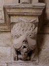 Capital in the cloister of Montmajour. France. Royalty Free Stock Photo