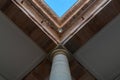 Capital of Columns in Guanajuato Mexico Building. Royalty Free Stock Photo