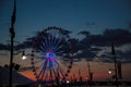 Capital Ferris Wheel at the National Harbor at Sunset