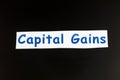 Capital gains business finance income tax gain