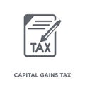 Capital gains tax icon from Capital gains tax collection.