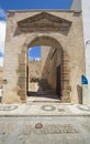 Capital Gate of Badajoz walled citadel, Extremadura, Spain