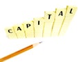 Capital increase concept Royalty Free Stock Photo