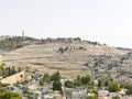 The capital of Israel - Jerusalem. The ancient Jewish cemetery o
