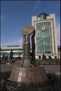 The Capital Of Kazakhstan Is Nursultan. Walking around the city Royalty Free Stock Photo