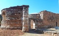 The capital of the Kingdom of Lydia - Ancient Sardis is located near Salihli in the province of Manisa in Turkey. Royalty Free Stock Photo