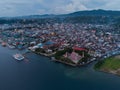 Capital of Maluku Province, Ambon City, Indonesia Royalty Free Stock Photo