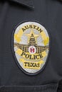 Capital of Texas Austin Police Badge Royalty Free Stock Photo