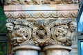 Capitals of columns and pilasters of buildings of eclectic architecture