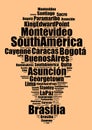 Capitals in South America