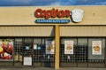 Capitan Seafood Kitchen in Houston, TX. Royalty Free Stock Photo