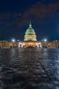 Capitol building. Capitol hill, Washington DC. Legislative Capitol defines democracy. Capitols dome is a national symbol Royalty Free Stock Photo