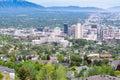 Capitol Building and City Skyline of Salt Lake City, Utah Royalty Free Stock Photo