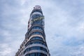 Capitol Building in Gran Via, Madrid Royalty Free Stock Photo