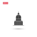 Capitol building icon vector isolated 6 Royalty Free Stock Photo