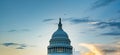 Capitol building. United States Capitol Building at night, Capitol Hill, Washington DC. Night photo of Washington D.C Royalty Free Stock Photo