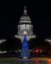 Capitol Christmas Royalty Free Stock Photo