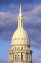 Capitol of Michigan Royalty Free Stock Photo