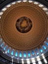 Capitol painted ceiling with the Apotheosis of Washington, fresco above the rotunda floor, Capitol, Washington DC, USA