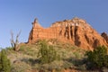 Capitol Peak in Palo Duro Canyon Royalty Free Stock Photo