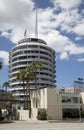 Capitol Records building in Los Angels CA USA