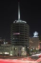 The Capitol Records landmark building.