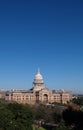 Capitol of texas under a blue sky Royalty Free Stock Photo
