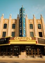 The Capitol Theater, in Flint, Michigan Royalty Free Stock Photo