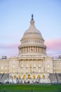 The Capitol in Washington DC - beautiful evening view - WASHINGTON DC - COLUMBIA - APRIL 7, 2017