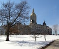 Capitol Winter View Royalty Free Stock Photo