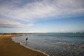 Capitola beach panoramic view