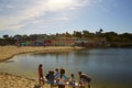 Capitola beach and village Royalty Free Stock Photo