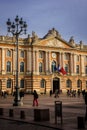 Capitole square and city hall. Toulouse. France