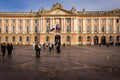 Capitole square and city hall. Toulouse. France Royalty Free Stock Photo