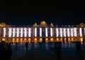 Capitole Toulouse by night Royalty Free Stock Photo