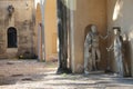 Capitoline Museums of Rome: statues in the courtyard