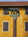 The Capitoline Wolf is a bronze sculpture