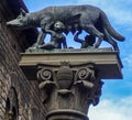 The Capitoline Wolf nursing Romulus and Remus