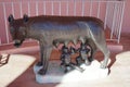 Capitoline Wolf Romulus Remus Statue Royalty Free Stock Photo